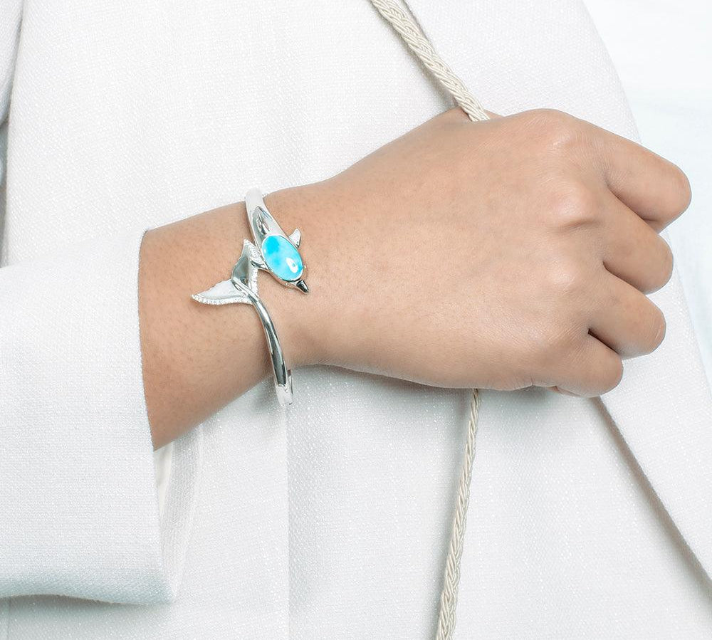 Larimar Nai'a Bangle Bangle Island by Koa Nani 