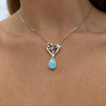 Larimar Nai'a Kai Pendant Pendant Island by Koa Nani 
