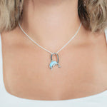 Larimar Nai’a Loop Pendant Pendant Island by Koa Nani 