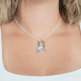 Larimar Nai’a Loop Pendant Pendant Island by Koa Nani 