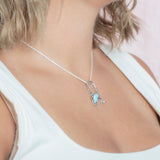 Larimar Nai’a Loop Pendant Pendant Island by Koa Nani 
