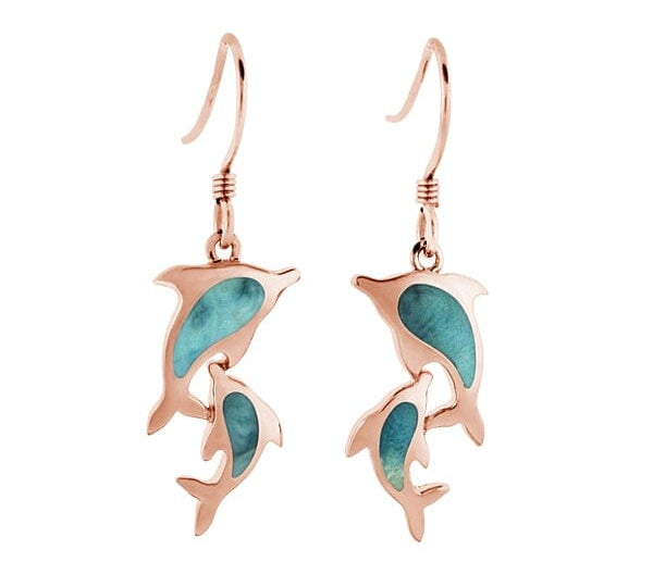 Larimar Nai'a Lovers Earrings Earrings Island by Koa Nani 