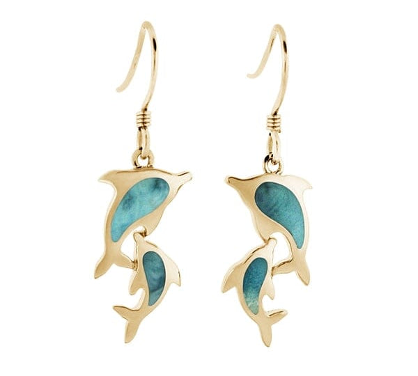 Larimar Nai'a Lovers Earrings Earrings Island by Koa Nani 