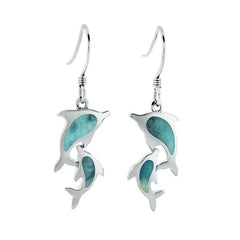Larimar Nai'a Lovers Earrings Earrings Island by Koa Nani 