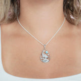 Larimar Nai'a Teardrop Pendant Pendant Island by Koa Nani 