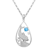 Larimar Nai'a Teardrop Pendant Pendant Island by Koa Nani 