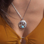 Larimar Nai'a Waiwai Pendant Pendant Island by Koa Nani 