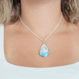 Larimar Nalu Teardrop Pendant Pendant Island by Koa Nani 