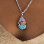 Larimar Nalu Teardrop Pendant Pendant Island by Koa Nani 