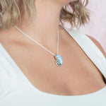 Larimar Nautilus Shell Pendant Pendant Island by Koa Nani 