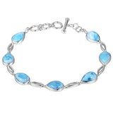 Larimar Neptune Teadrop Bracelet Bracelet Island by Koa Nani 