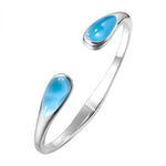 Larimar Neptune Teardrop Bangle Bangle Island by Koa Nani 