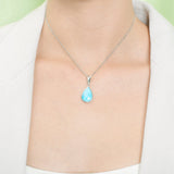 Larimar Neptune Teardrop Pendant Pendant Island by Koa Nani 