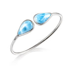 Larimar Neptune Teardrop Sleek Bangle Bangle Island by Koa Nani 