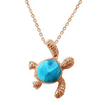 Larimar Nihoa Honu Pendant Pendant Island by Koa Nani 