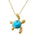 Larimar Nihoa Honu Pendant Pendant Island by Koa Nani 