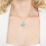Larimar Nihoa Honu Pendant Pendant Island by Koa Nani 