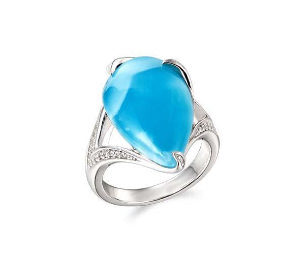 Larimar Noa Ring Ring Island by Koa Nani 5.0 