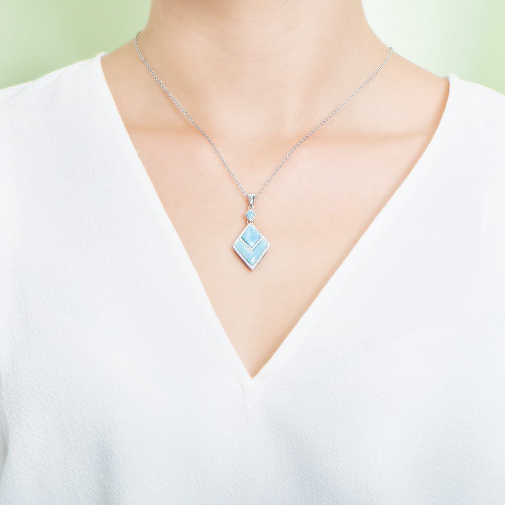 Larimar North Star Pendant Pendant Island by Koa Nani 
