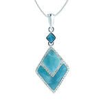 Larimar North Star Pendant Pendant Island by Koa Nani 