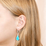 Larimar Nouveau Icy Teardrop Earrings Earrings Island by Koa Nani 