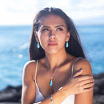 Larimar Nouveau Teardrop Pendant Pendant Island by Koa Nani 
