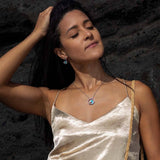 Larimar Nui Wave Earrings Earrings Island by Koa Nani 