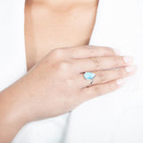 Larimar Ocean Mist Ring Ring Island by Koa Nani 