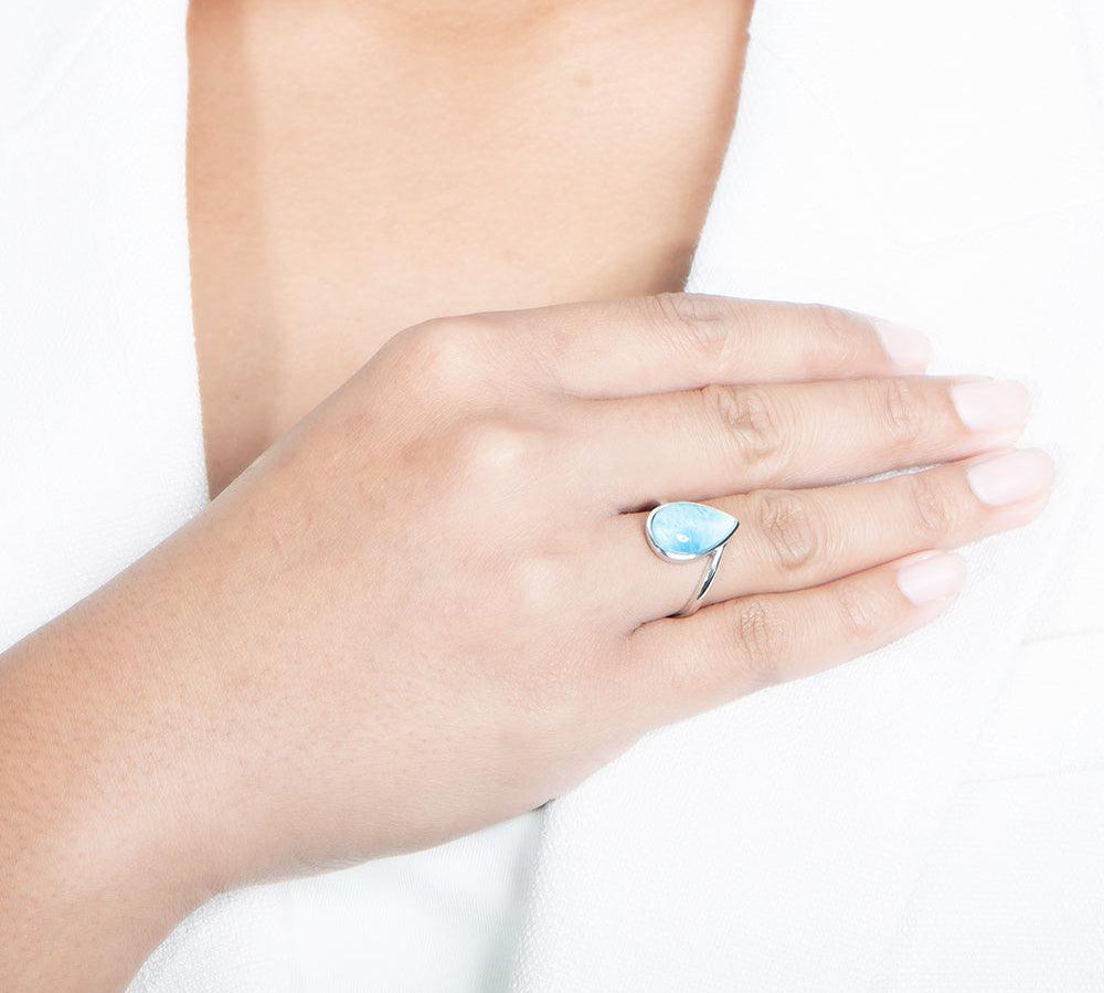 Larimar Ocean Mist Ring Ring Island by Koa Nani 