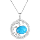 Larimar Ocean Peaks Pendant Pendant Island by Koa Nani 