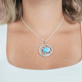 Larimar Ocean Peaks Pendant Pendant Island by Koa Nani 