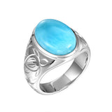 Larimar Ocean Reflection Honu Cocktail Ring Ring Island by Koa Nani 5