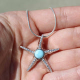 Larimar Ocean Star Pendant Pendant Island by Koa Nani 