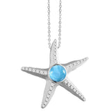 Larimar Ocean Star Pendant Pendant Island by Koa Nani 
