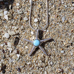 Larimar Ocean Star Pendant Pendant Island by Koa Nani 