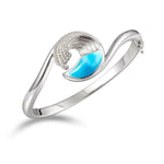 Larimar Ocean Wave North South Bangle Bangle Island by Koa Nani 