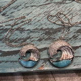 Larimar Ocean Wave Pendant Pendant Island by Koa Nani 