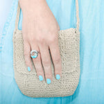 Larimar Ocean Wave Ring Ring Island by Koa Nani 