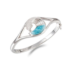 Larimar Ocean Wave Split Bangle Bangle Island by Koa Nani 