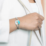 Larimar Ocean Wave Split Bangle Bangle Island by Koa Nani 