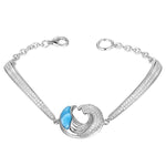 Larimar Ocean Wave Tennis Bracelet Bracelet Island by Koa Nani 