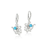 Larimar Octopus Earrings Earrings Island by Koa Nani 