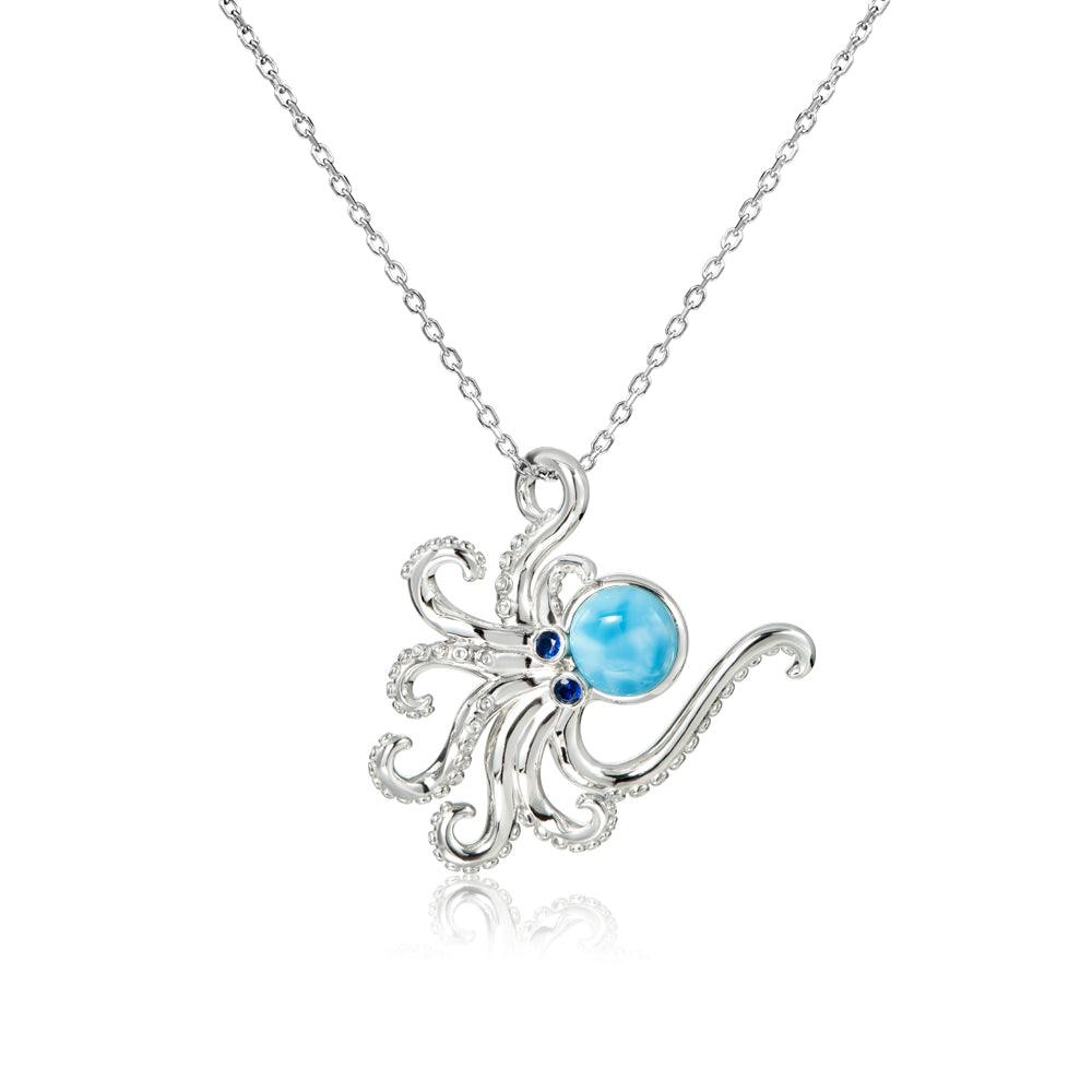Larimar Octopus Pendant Pendant Island by Koa Nani 