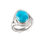 Larimar On the Rocks Cocktail Ring Ring Island by Koa Nani 