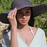 Larimar Open Eyes Ring Ring Island by Koa Nani 