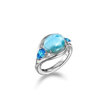Larimar Open Eyes Ring Ring Island by Koa Nani 5