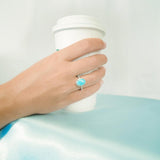 Larimar Oval Ring Ring Island by Koa Nani 