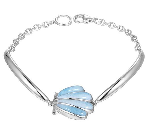 Larimar Oyster Shell Bracelet Bracelet Island by Koa Nani 
