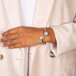 Larimar Oyster Shell Sleek Bangle Bangle Island by Koa Nani 