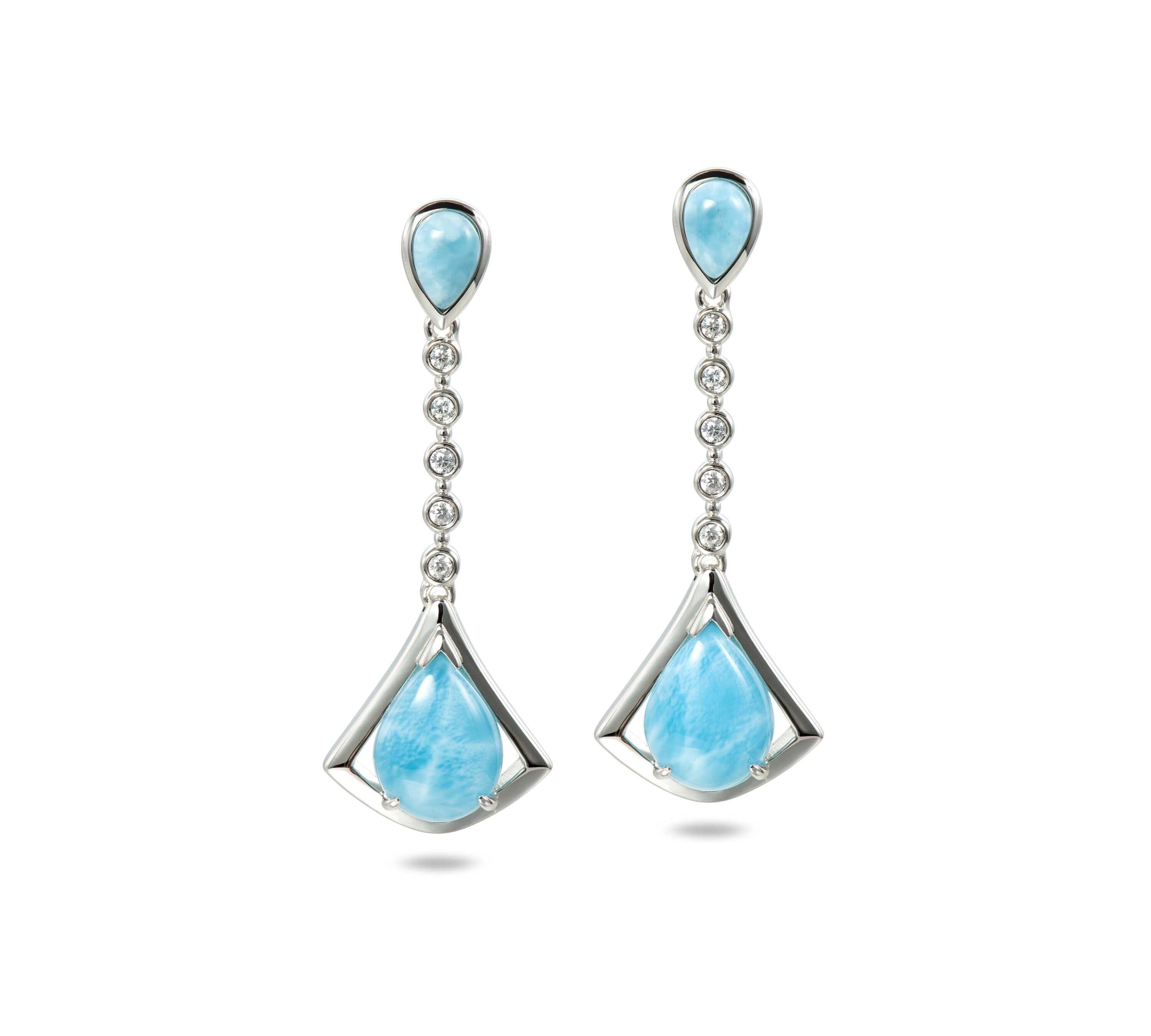 Larimar Passion Earrings Earrings Island by Koa Nani 